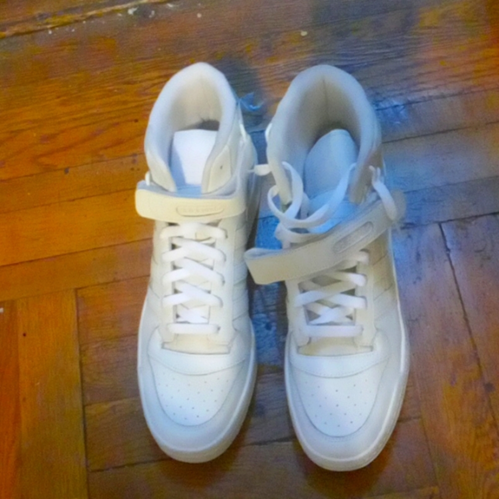 Adidas forum mid white size 11.5